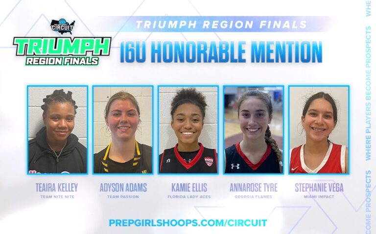 Triumph Region Finals 16U Honorable Mention