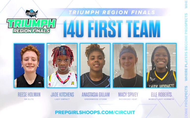 Triumph Region Finals 14U All Tournament First Team