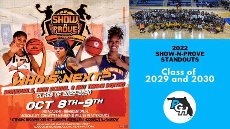 2022 Show-N-Prove: Class of 2029-30 Stand Outs
