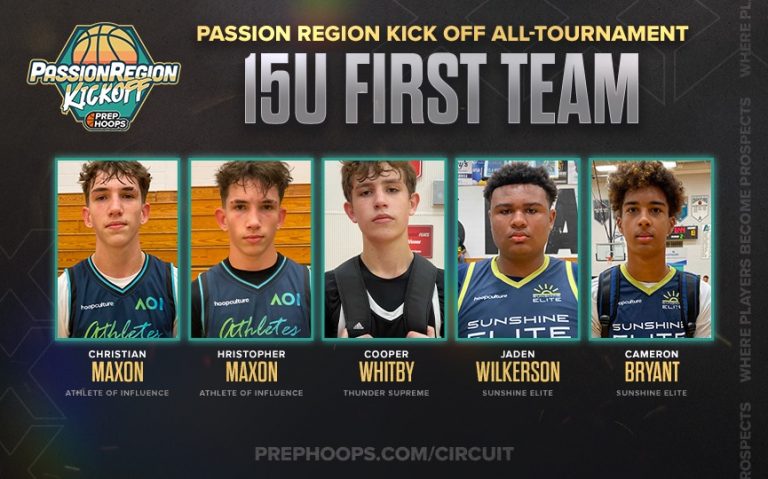 Passion Region: 15U All Tournament Team