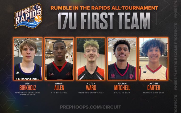 Rumble in the Rapids: 17 U All Tournament Teams