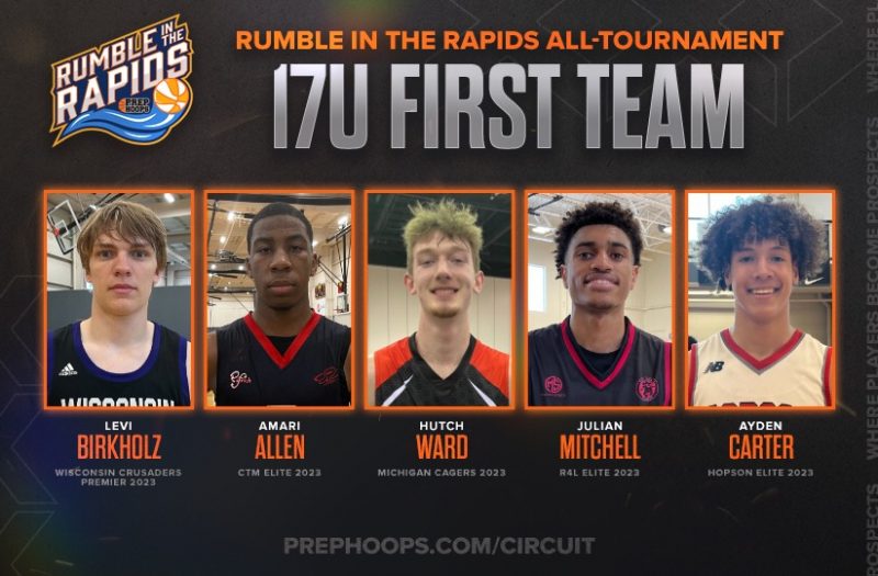 Rumble in the Rapids: 17 U All Tournament Teams