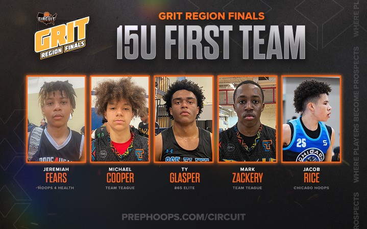 Grit Region Finals &#8211; 15u All-Tournament Teams
