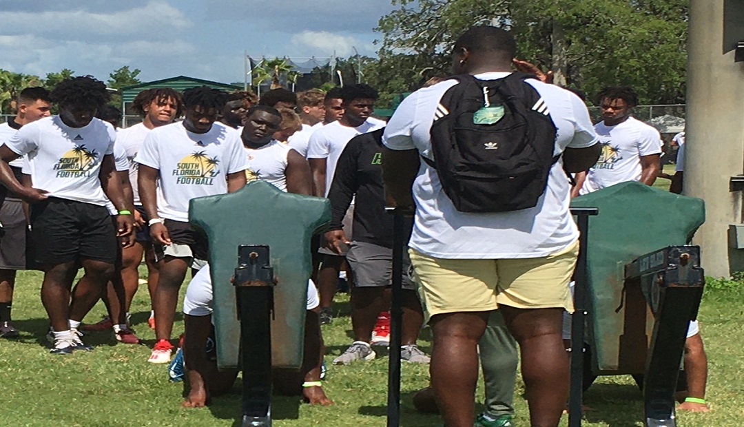 USF Camp Attracts Over 800 Prospects Prep Redzone