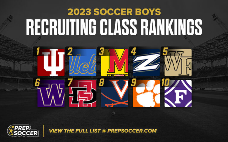 PrepSoccer Boys Recruiting Rankings Class of 2023